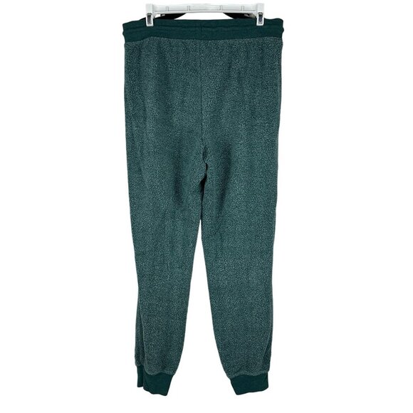 Members Mark Women's Reverse Fleece Jogger Pants Size L Green - Picture 4 of 6